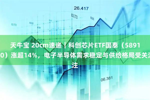 天牛宝 20cm速递｜科创芯片ETF国泰（589100）涨超14%，电子半导体需求稳定与供给格局受关注