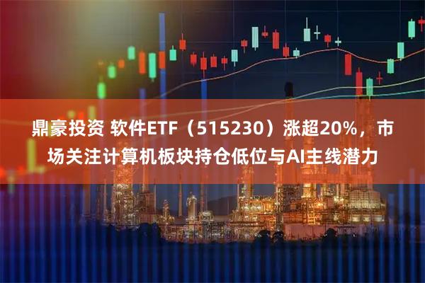 鼎豪投资 软件ETF（515230）涨超20%，市场关注计算机板块持仓低位与AI主线潜力