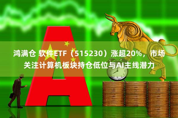 鸿满仓 软件ETF（515230）涨超20%，市场关注计算机板块持仓低位与AI主线潜力